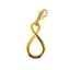 Wholesale 22K Gold Over 925 Sterling Silver Infinity Charm With Clasp