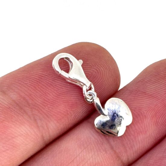 Wholesale 925 Sterling Silver Tiny Apple Charm with clasp