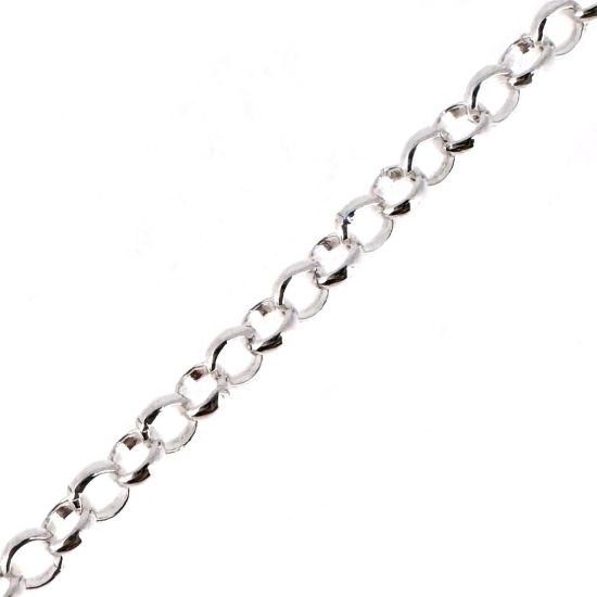 Wholesale Italian Sterling Silver Chains By the Foot- 2mm Rolo Bulk Chain