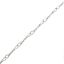 Wholesale chains, 925 Sterling Silver Fancy Twisted Chain 6.7 by 1mm, bulk chain by the foot