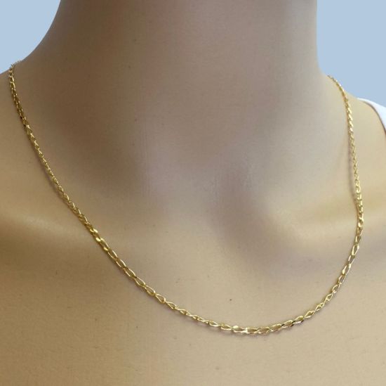Wholesale Chain, Gold plated Sterling Silver 4mm Diamond Cut Curb Chain, bulk chain by the foot