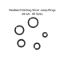 Wholesale Oxidized Sterling Silver Open Jump Rings - 20 Gauge, All Sizes (20 pcs)