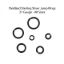 Wholesale Oxidized Sterling Silver Open Jump Rings - 21 Gauge, All Sizes (20 pcs)