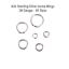 Wholesale Sterling Silver Open Jump Rings - 20 Gauge, All Sizes (20pcs)