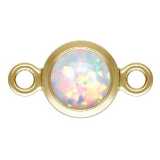 4mm White Opal