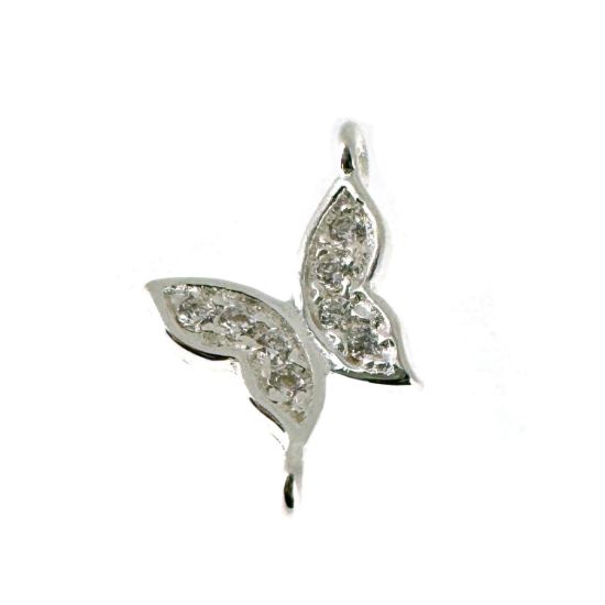 Butterfly with CZ Stones