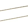 Wholesale Gold Over Sterling Silver Bulk Chain - 0.5mm Tiny Cardano Cobra Snake Beading Chain (sold per foot) 