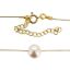 Wholesale Gold over Sterling Silver Floating Freshwater Pearl Adjustable Necklace