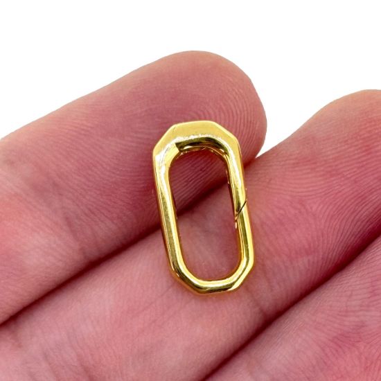 wholesale gold over sterling silver jewelry making clasp-no trigger clasps 