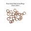 Wholesale 1/20 14k Rose Gold Filled Open Jump Rings  - 22 Gauge, 2.8mm (20pcs)