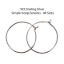 Wholesale 925 Sterling Silver Simple Earring Hoops - All Sizes - (Sold Per Pair)