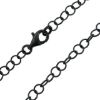 Wholesale Oxidized 925 Sterling Silver Finished Jewelry Chain - Round Cable Chain 3.2mm