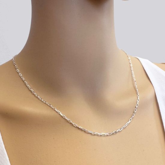 Wholesale chains, 925 Sterling Silver Diamond Cut Box Chain 3.8 by 2.1mm, Bulk Chain by the foot