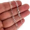 Wholesale Sterling Silver Finished Chain -4.5*2.7mm Flat Heart Finished Chain 