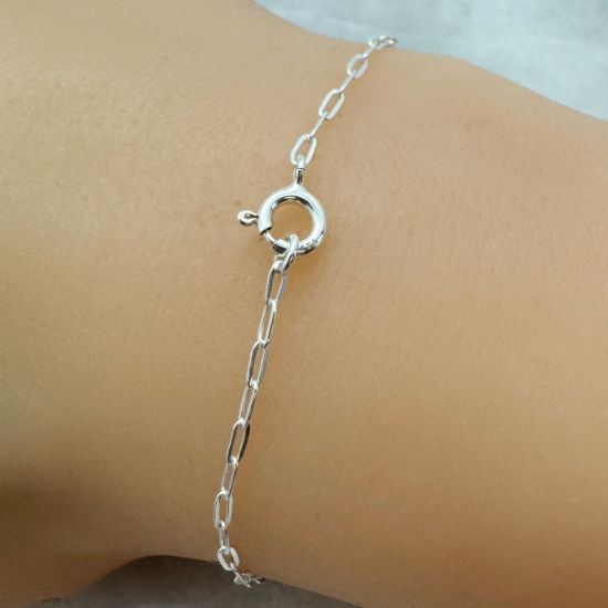 Wholesale 925 Sterling Silver Finished Jewlery Chain - Paperclip Box Chain 