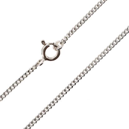 Wholesale 925 Sterling Silver Finished Jewelry Chain - 1.5mm Small Curb Chain