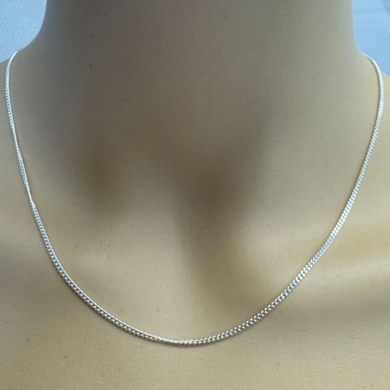 Wholesale 925 Sterling Silver Finished Jewelry Chain - 1.5mm Small Curb Chain