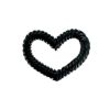 Wholesale Oxidized 925 Sterling Silver No Trigger Clasp - Textured Heart Spring Clasp-16mm 