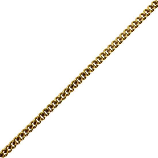 Wholesale Gold Over 925 Sterling Silver Chain - Tiny Curb Chain (sold per foot)