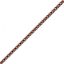 Wholesale Rose Gold Over 925 Sterling Silver 0.8mm Tiny Curb Chain - Unfinished Bulk Chains (sold per foot)