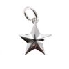 Wholesale 925 Sterling Silver 3D Star Charm - 9mm (sold per piece)