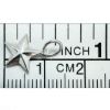 Wholesale 925 Sterling Silver 3D Star Charm - 9mm (sold per piece)