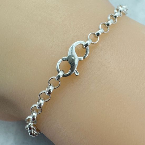 Wholesale 925 Sterling Silver Double Opening Infinity Lobster Clasp - Sold Per Piece