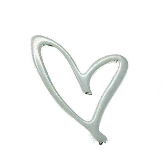 wholesale sterling silver permanent jewelry making heart charm connector