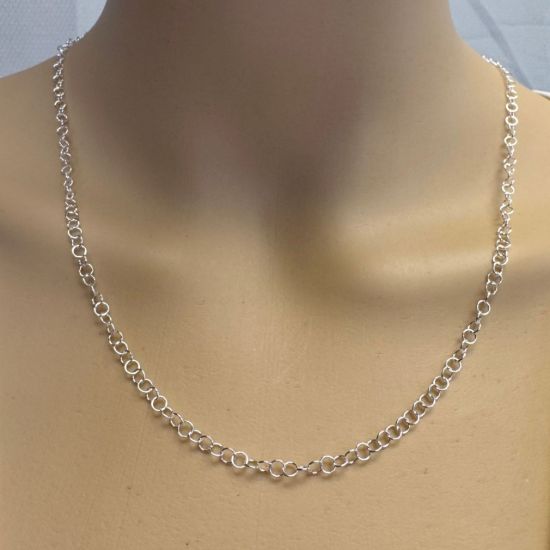 Wholesale 925 Sterling Silver Bulk Round Cable Chain - 3.2mm (sold per foot )