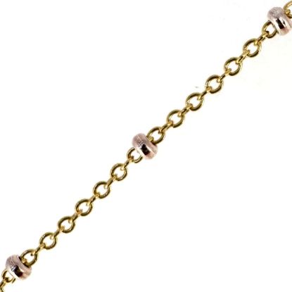 wholesale gold filled two tone permanent jewelry making chains