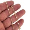 wholesale gold filled two tone permanent jewelry making chains