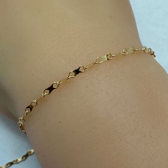 wholesale gold filled sunburst infinity permanent jewelry making chains