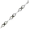 wholesale sterling silver infinity chains for permanent jewelry making
