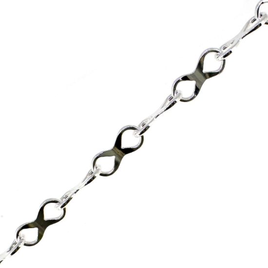 wholesale sterling silver infinity chains for permanent jewelry making