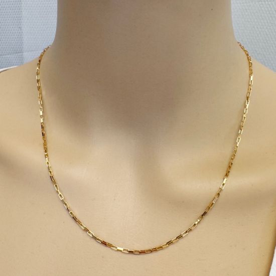 Wholesale 1/20  14K Gold Filled Finished Chain - 3mm x 1.5mm Small Long Box Chain
