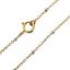 Wholesale 1/20 14K Gold Filled and Sterling Silver Two-Toned Finished Chain - 1.8mm Ball Satellite Cable Chain