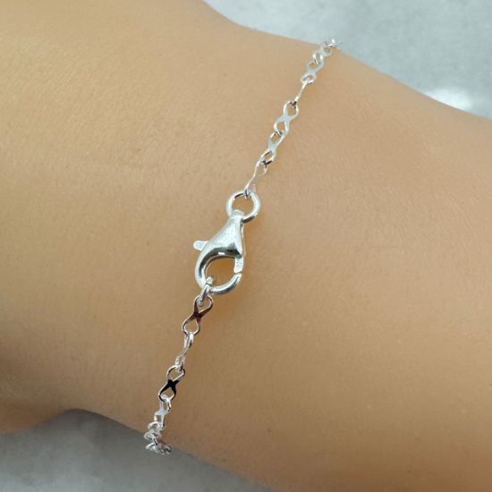 Wholesale 925 Sterling Silver Finished Chain - 4.5x2mm Plain Infinity Chain