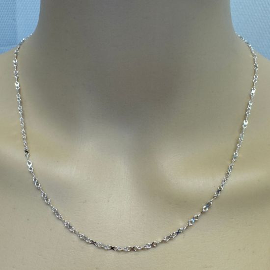 Wholesale 925 Sterling Silver Finished Chain - 4.5x2mm Plain Infinity Chain