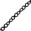 Wholesale Oxidizied 925 Sterling Silver Bulk Chain - 5.3x2.8mm Sunburst Infinity Chain (sold per foot)