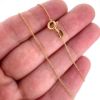 Wholesale 1/20 14K Gold Filled Finished Chain - 0.8mm Tiny Curb Chain 