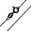 Wholesale Oxidized Sterling Silver Finished Chain - Tiny Plain Cable Oval Chain