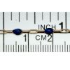 Wholesale 1/20 14K Gold Filled Long Box - 1+3 PaperClip Enamel Chain (Blue Sapphire Color) - 3.6mm by 1.6mm (Sold per foot)