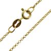 Wholesale Gold Over Sterling Silver Finished Chain - 1mm Rolo Chain