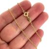 Wholesale Gold Over Sterling Silver Finished Chain - 1mm Rolo Chain