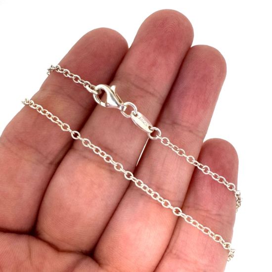 Wholesale 925 Sterling Silver Finished Chain - Strong Oval Cable Chain