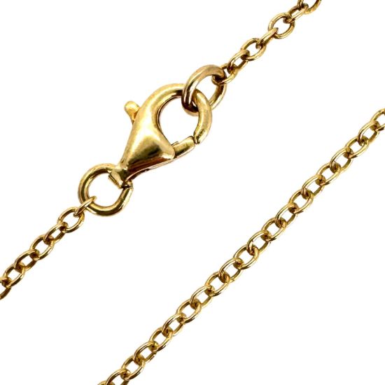 Wholesale Gold Over Sterling Silver Finished Chain - Strong Oval Cable Chain