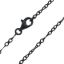 Wholesale Oxidized 925 Sterling Silver Finished 4.5x2mm Plain Infinity Chain