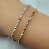 WHOLESALE GOLD FILLED JEWELRY-STRETCHY BEAD  BRACELET