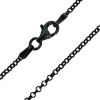 Wholesale Oxidized Sterling Silver Finished Jewelry Chain - 2mm Rolo Chain