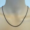 Wholesale Oxidized Sterling Silver Finished Jewelry Chain - 2mm Rolo Chain